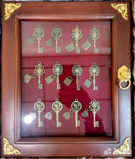 Ключница деревянная настенная «Ключики»