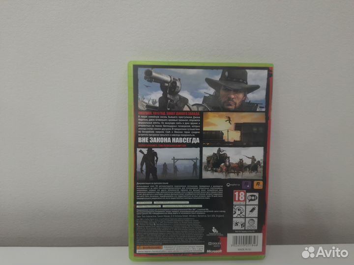 Red Dead Redemption на Xbox 360 лицензия (бронь)