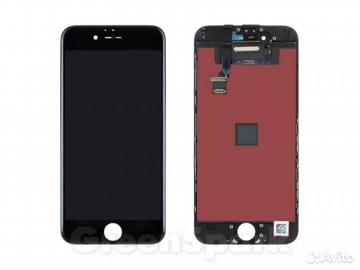 Дисплей для iPhone 6 +тач черный с рамкой copy