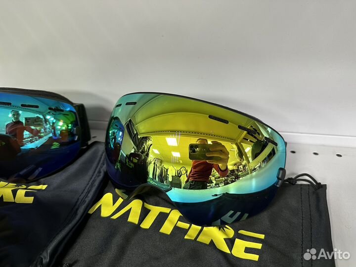 Горнолыжные очки двухслойные