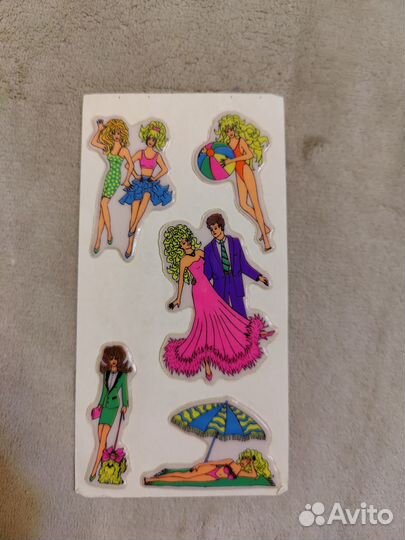 Наклейки 90х Барби Barbie