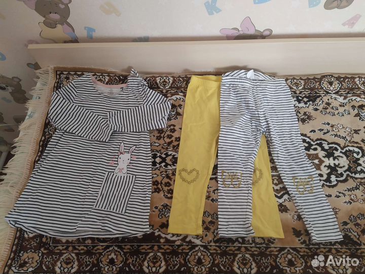 Пакет вещей (20 шт) на девочку 74-92 размера