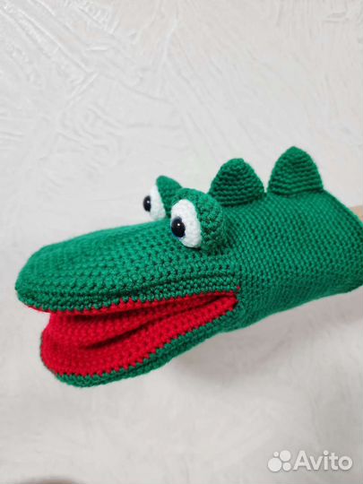 Логопедическая игрушка - варежка на руку