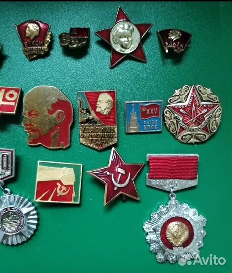 Значки влксм,пионерия,октябренок,Ленин,ссср, пакет