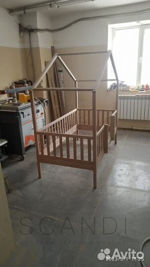 Кровать домик детская