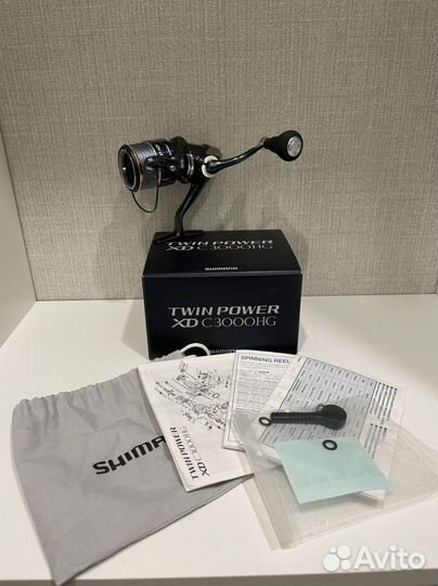 Катушка shimano twin power 17 XD C3000HG