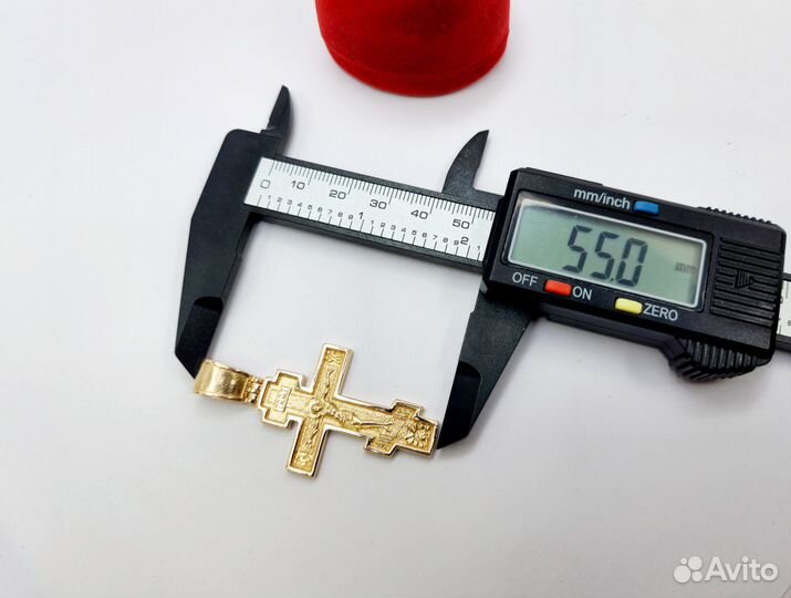 Золотой крест 5,5см 13,3гр