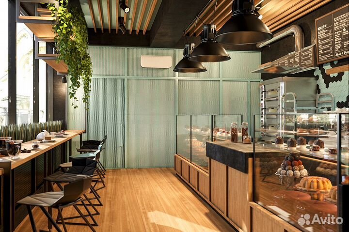 Мебель для пекарни, пиццерии, кофейни, на заказ