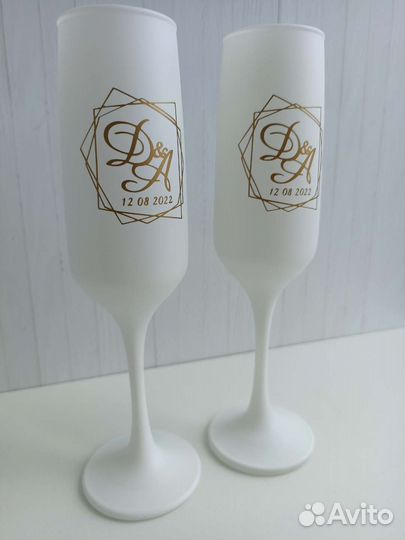 Свадебные бокалы, бокалы на свадьбу