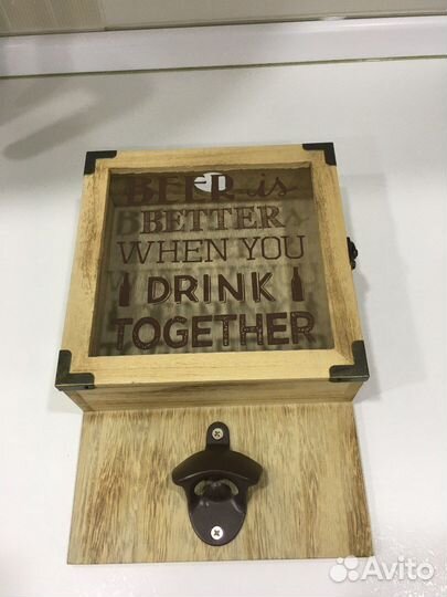 Копилки для пивных крышек и винных пробок