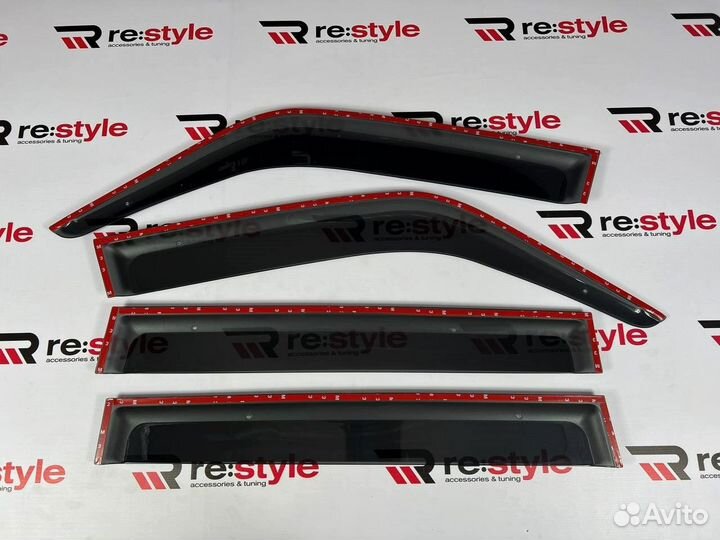 Ветровики Toyota Land Cruiser Prado 95 Kanglong