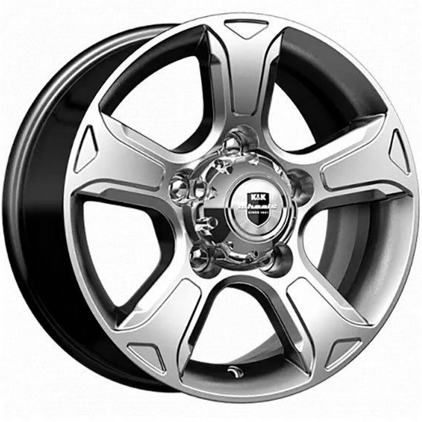 Диски K&K Атлант 7x16 5x139.7 ET35 D108.5 Дарк платинум