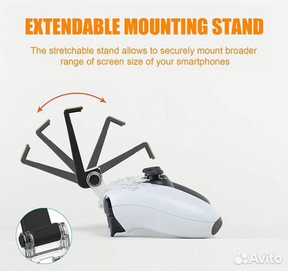 Sony PS5 крепление смартфона к контроллеру, новое