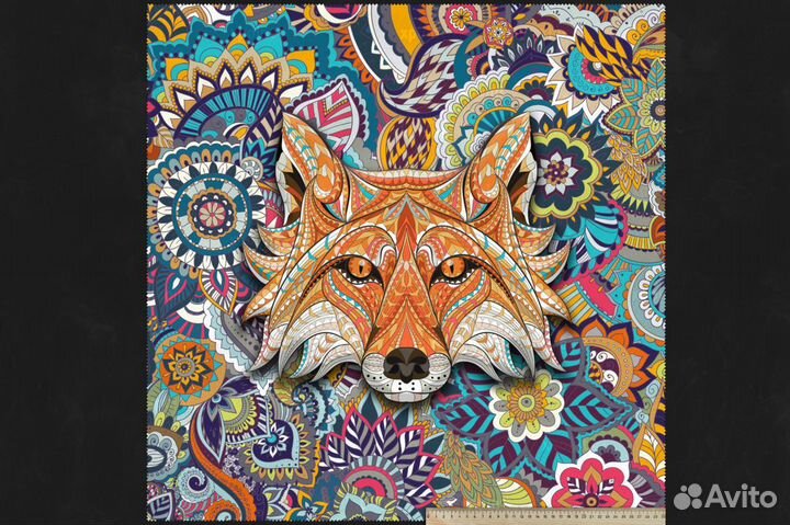 Ткань для подушек Мандала