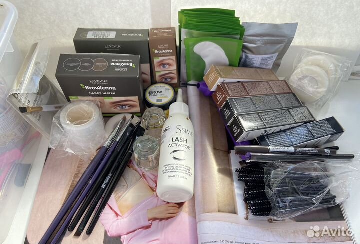 Краска для бровей бу