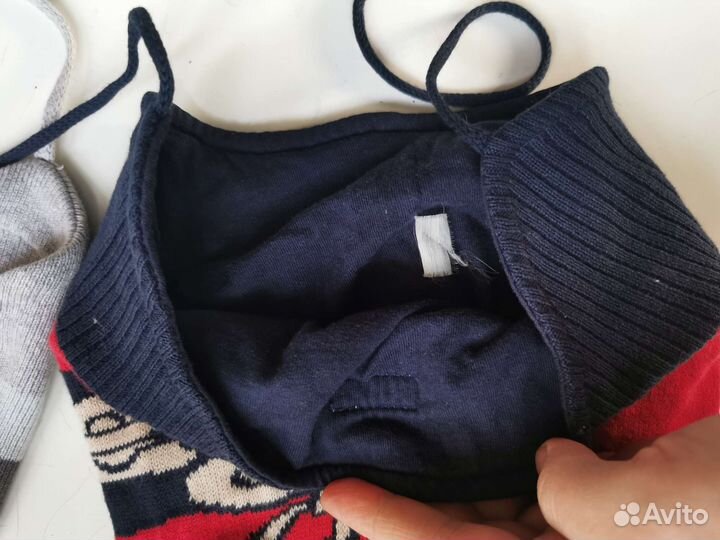 Шапка весенняя kerry 49-51, варежки H&M