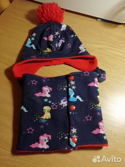 Комплект шапка, шарф