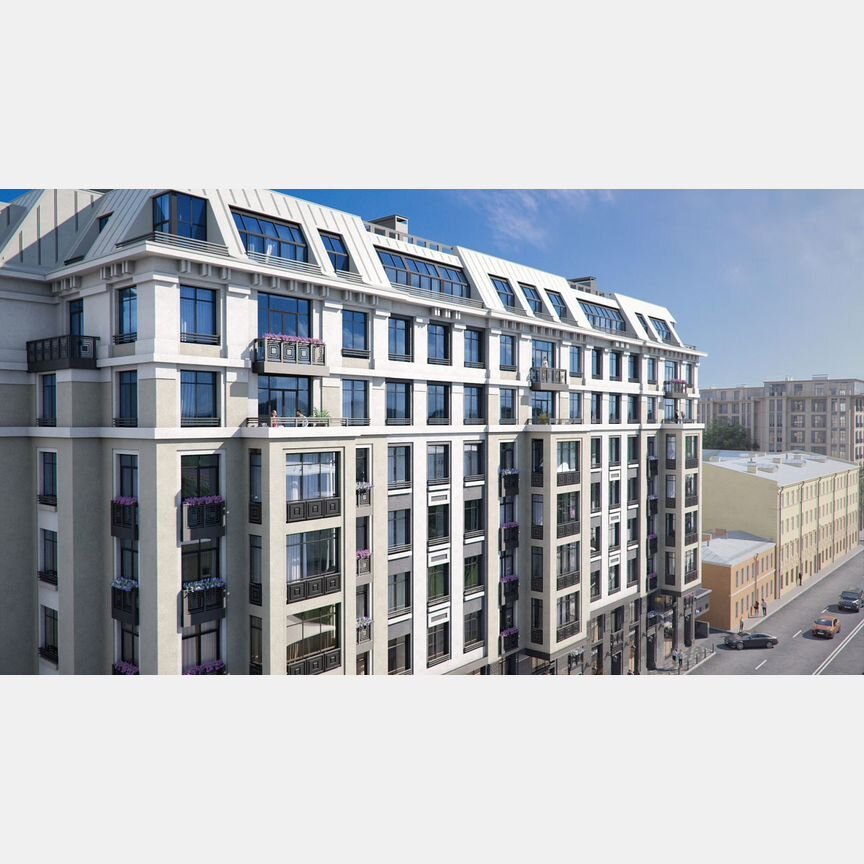 2-к. квартира, 73 м², 4/9 эт.