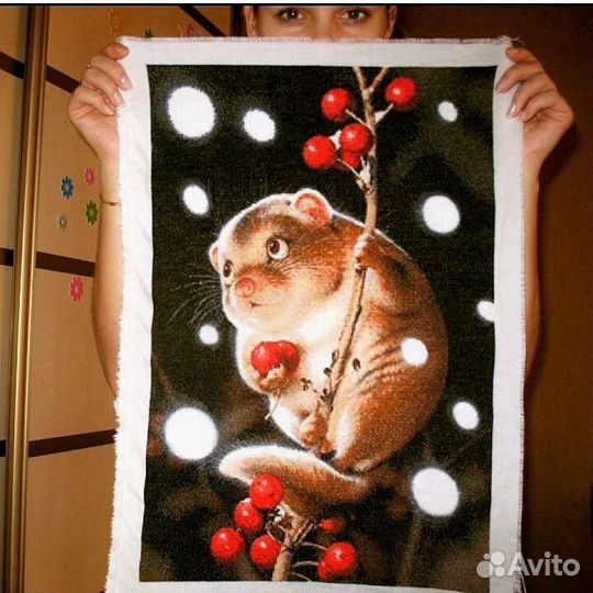 Вышивка крестом готовая картина