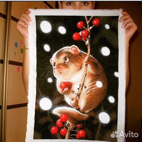 Вышивка крестом готовая картина