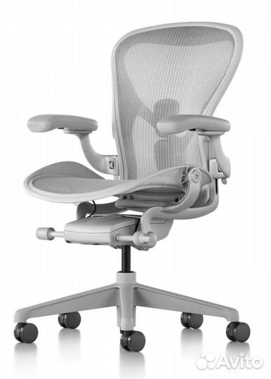 Кресло Herman Miller Aeron B Mineral Satin Новый