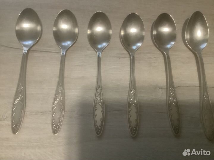 Ложки десертные мельхиор