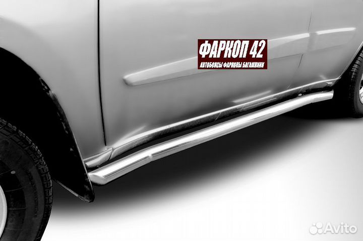 Защита порогов Chery tiggo FL (2013)