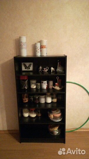 Полка черная для дома натуральная Шатура