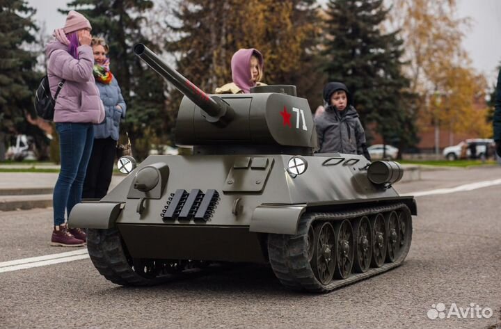 Электрический мини-танк Т-34 радиоуправляемый