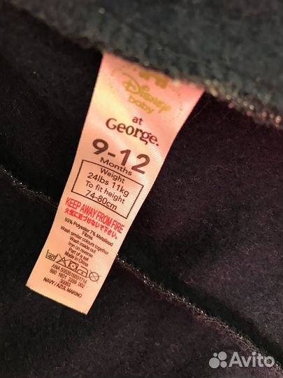 Костюм тройка на 9мес George