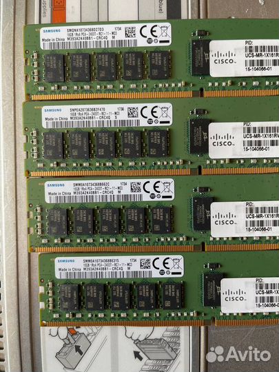 Оперативная память 16GB - 16 шт