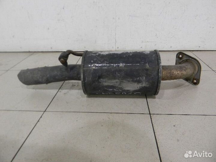 Задняя банка глушителя