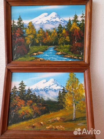 Картина маслом на холсте пейзаж