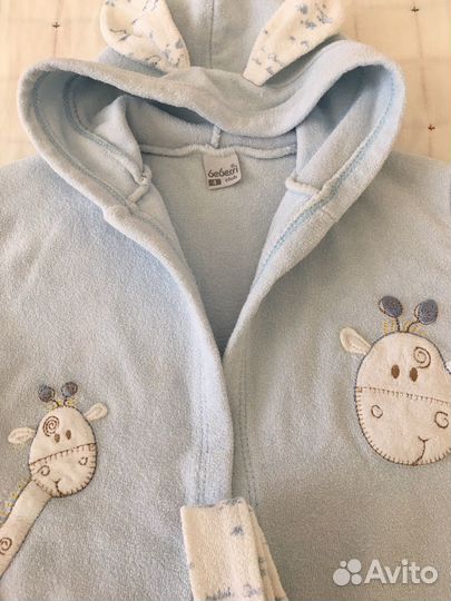 Детский махровый халат 92-98