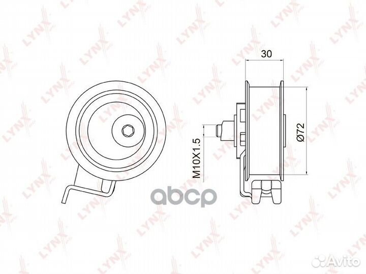 Ролик натяжной ремня грм audi A3 1.8-1.8T 96-03