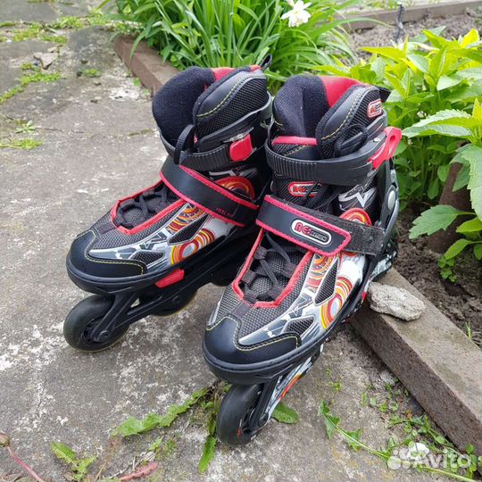 Роликовые коньки детские раздвижные