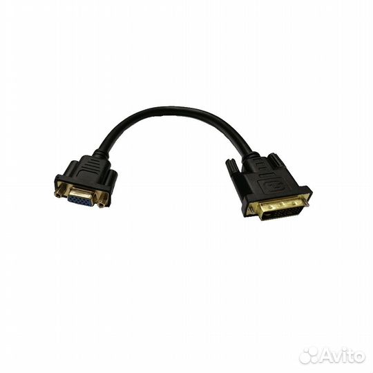 Kramer DVI-I (Male) -VGA (Female) черный