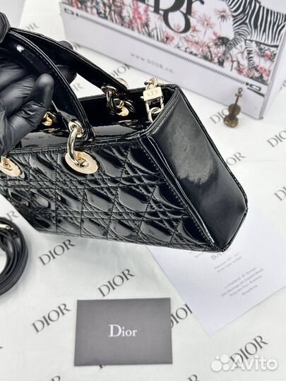 Сумка Lady Dior d-joy натуральная кожа