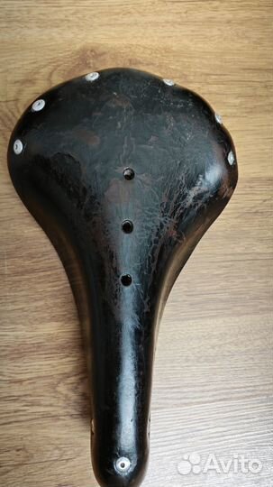 Седло кожаное хвз СССР для велосипеда