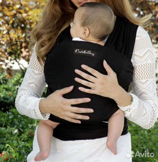 Слинг/переноска CuddleBug Baby новая цвет черный