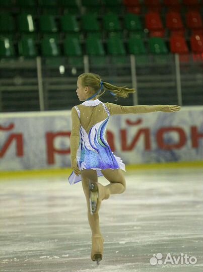 Платье для фигурного катания рост 140 см