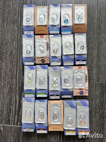 Линзы цветные без диоптрий