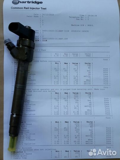 Форсунки Mерседес C200CDI E200CDI