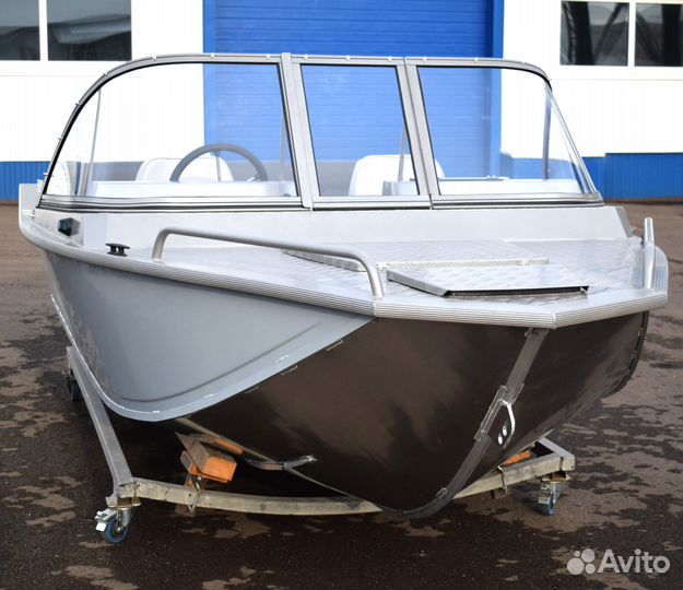 Новая моторная лодка Неман 500 Pro алюминиевая
