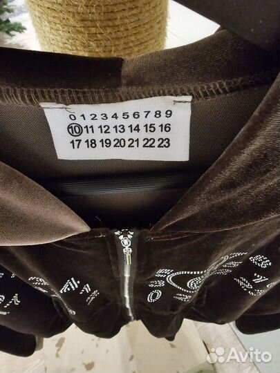 Велюровый костюм Maison Margela