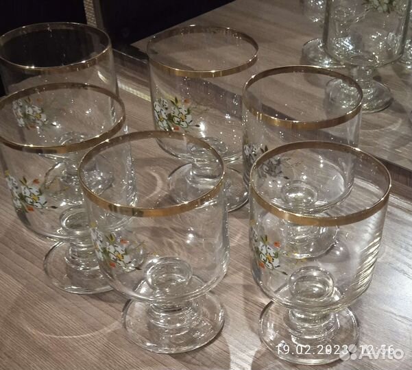 Фужеры два комплекта