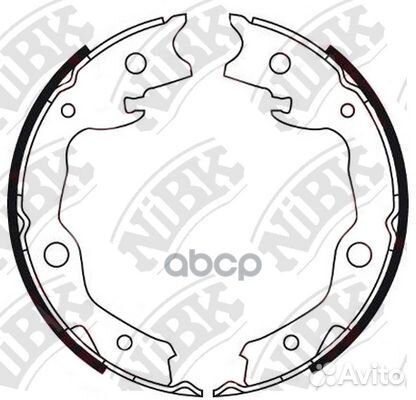 Колодки стояночного тормоза nissan X-trail 2007