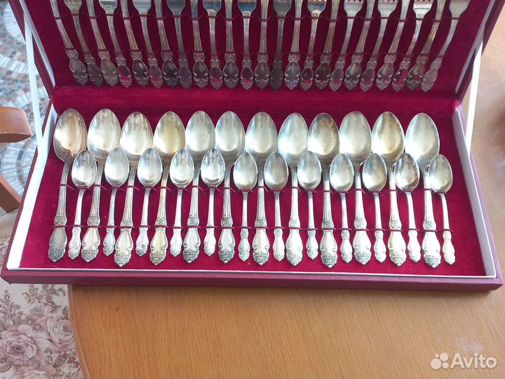 Набор столовых приборов СССР мельхиор