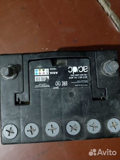 Аккумулятор автомобильный новый 65 ah