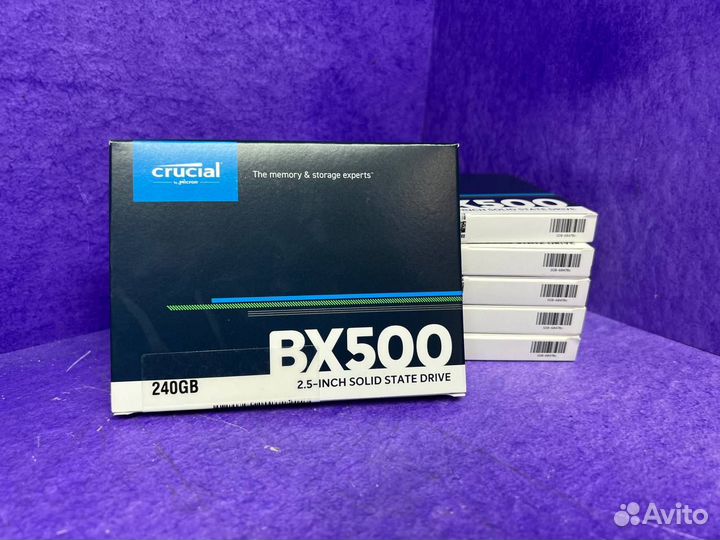 Новый SSD на 240GB Crucial BX500